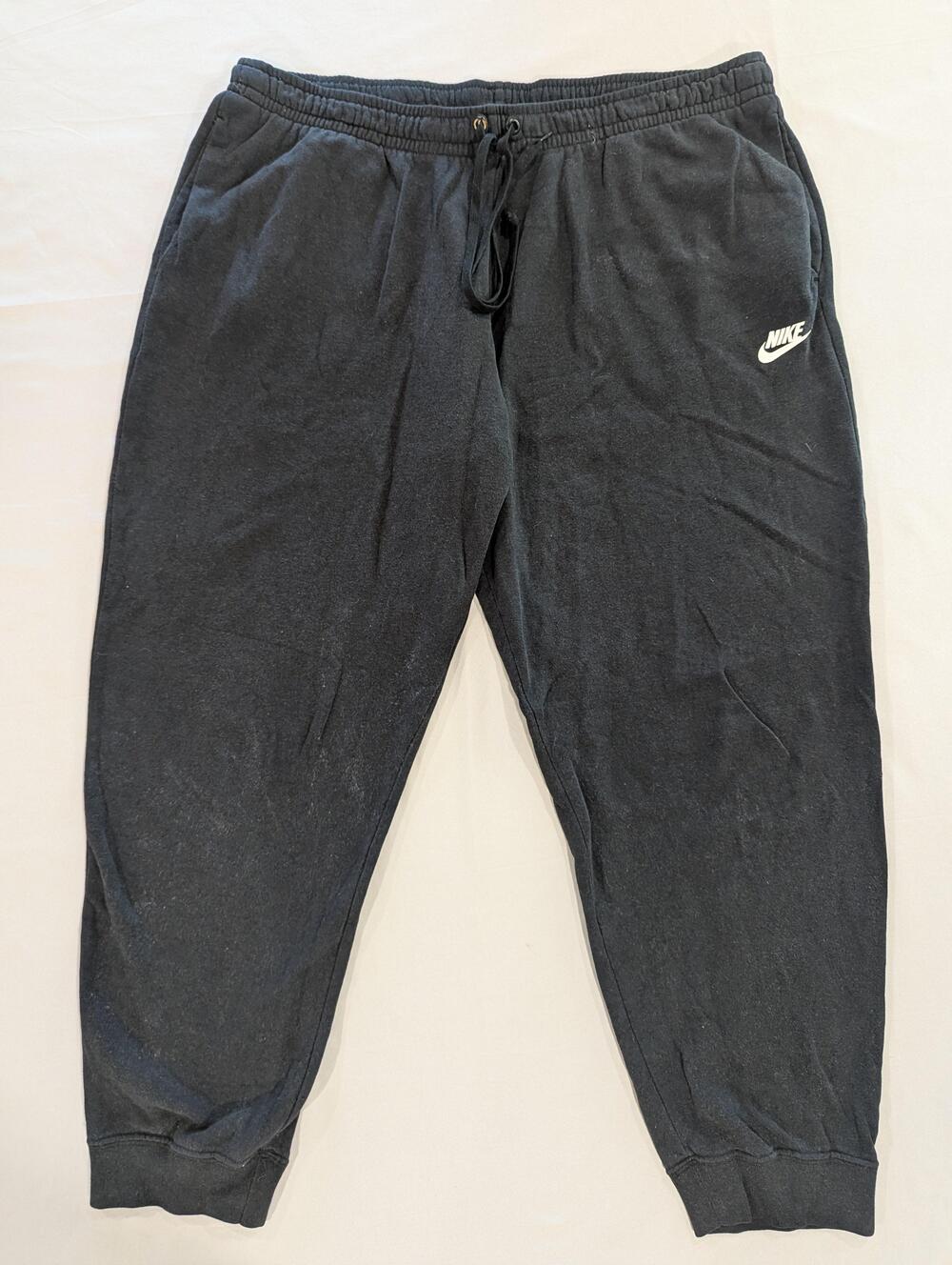 Nike Sweatpants Mens XL Black Fleece Joggers Elastic Waist Pockets Athletic